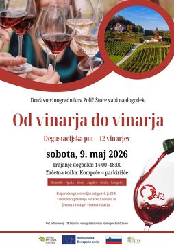 Plakat Od vinarja do vinarja